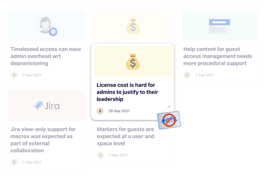 Summary of insights from the interviews I led with the 3 different admin archetypes